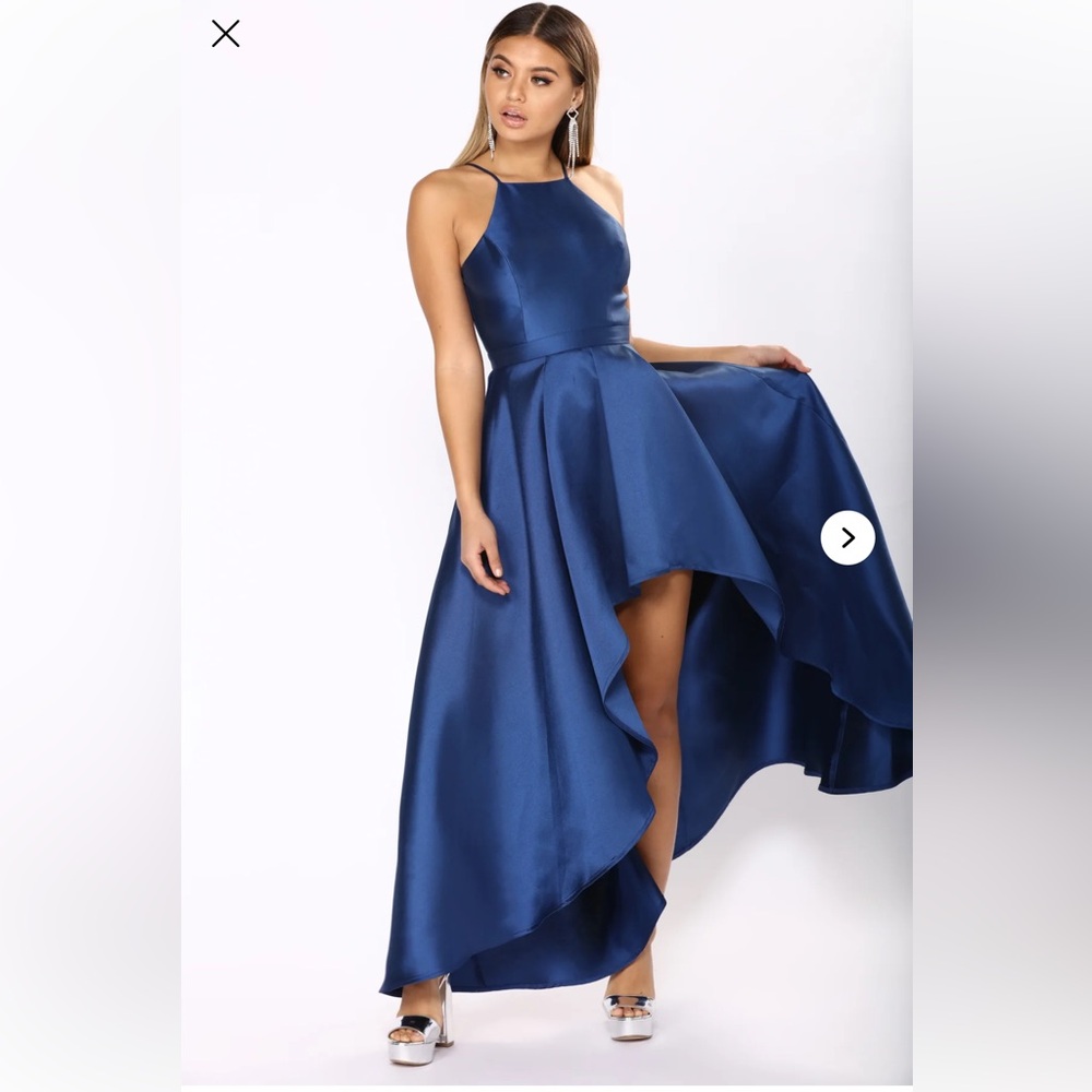 Maniju Blue Sleeveless Dress